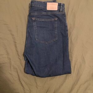 Everlane Women's High Rise Jeans in Deep Blue